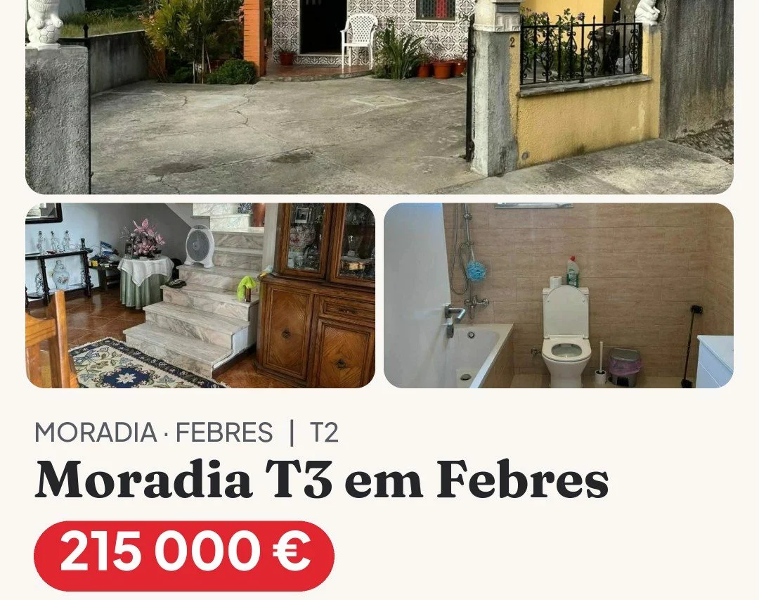 Moradia T3 em Febres — Febres