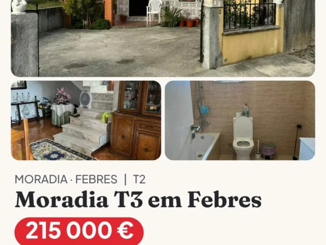 Moradia T3 em Febres — Febres